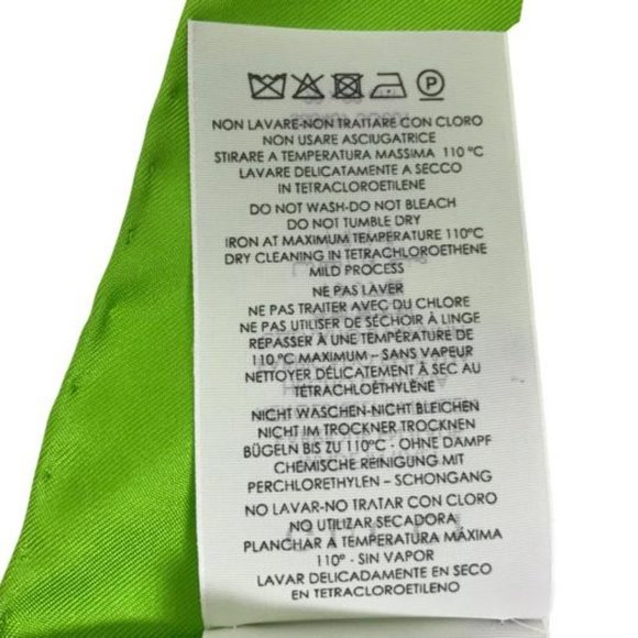 Gucci Women’s Prominent Logo Leopard Print Silk Luxury Scarf Green Multi DM1 - Picture 6 of 7